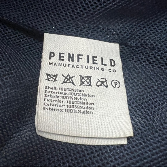 Penfield Hamlin Field Navy Hooded Rain Jacket, size Large - Picture 6 of 7